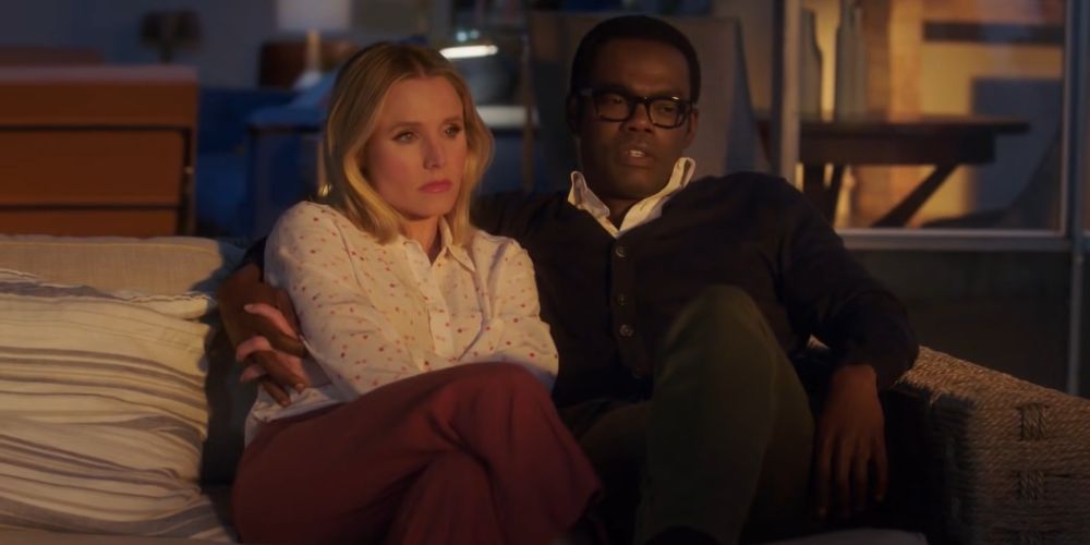 Chidi Anagonye's last conversation with Eleanor Shellstrop in The Good Place.