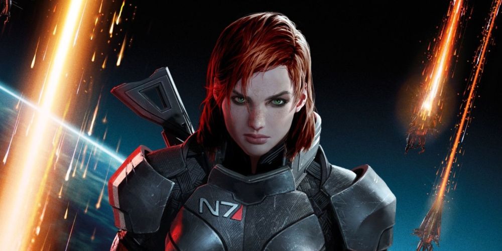 The female Commander Shepard from Mass Effect series