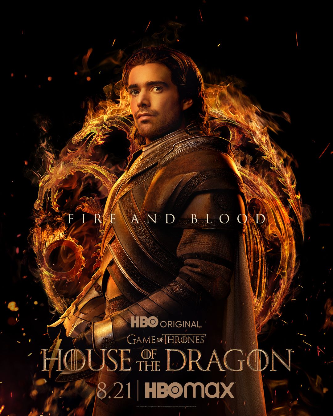 Criston Cole in House of the Dragon poster