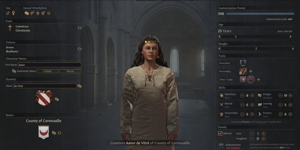 The ruler designer in Crusader Kings III game