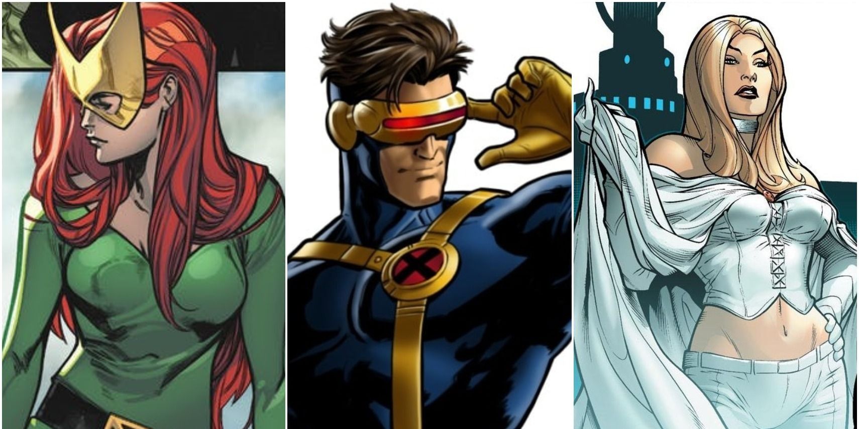 Jean Grey, Cyclops, and Emma Frost