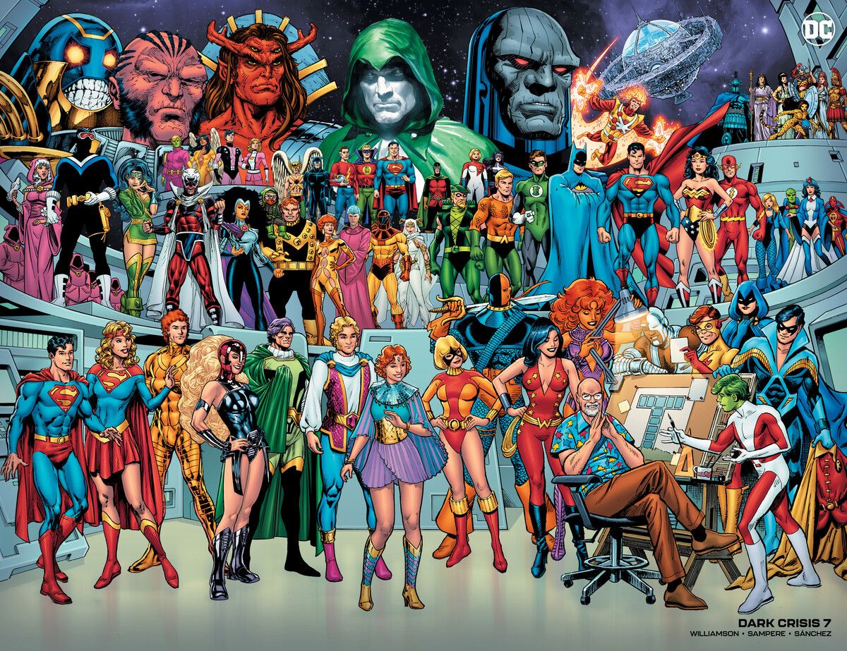 DC Debuts George Pérez Tribute Variant for Dark Crisis Finale