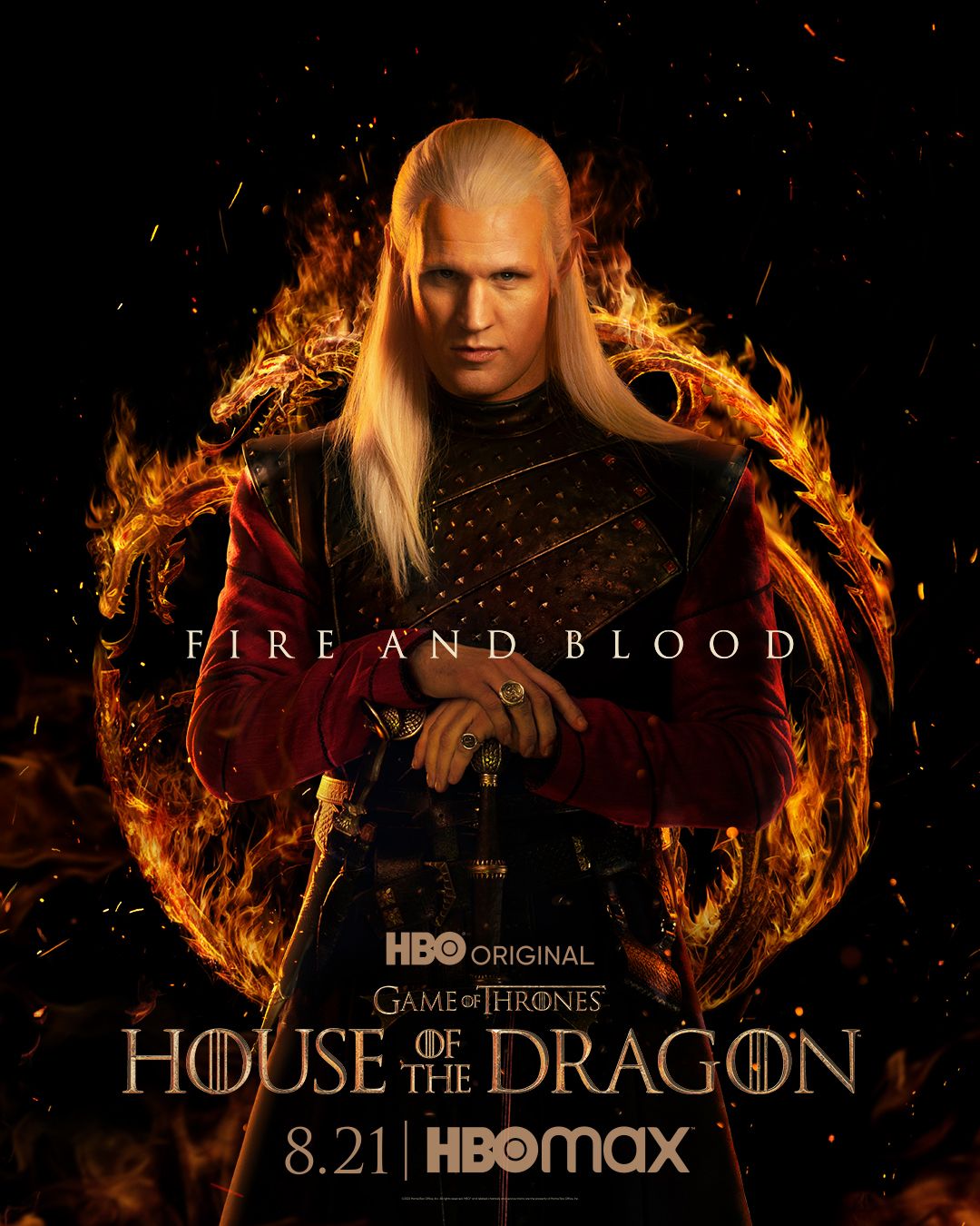 Daemon Targaryen in House of the Dragon poster