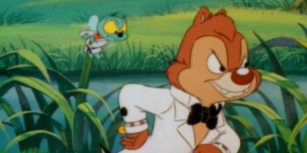 Dale playing spy from Chip n Dale Rescue Rangers