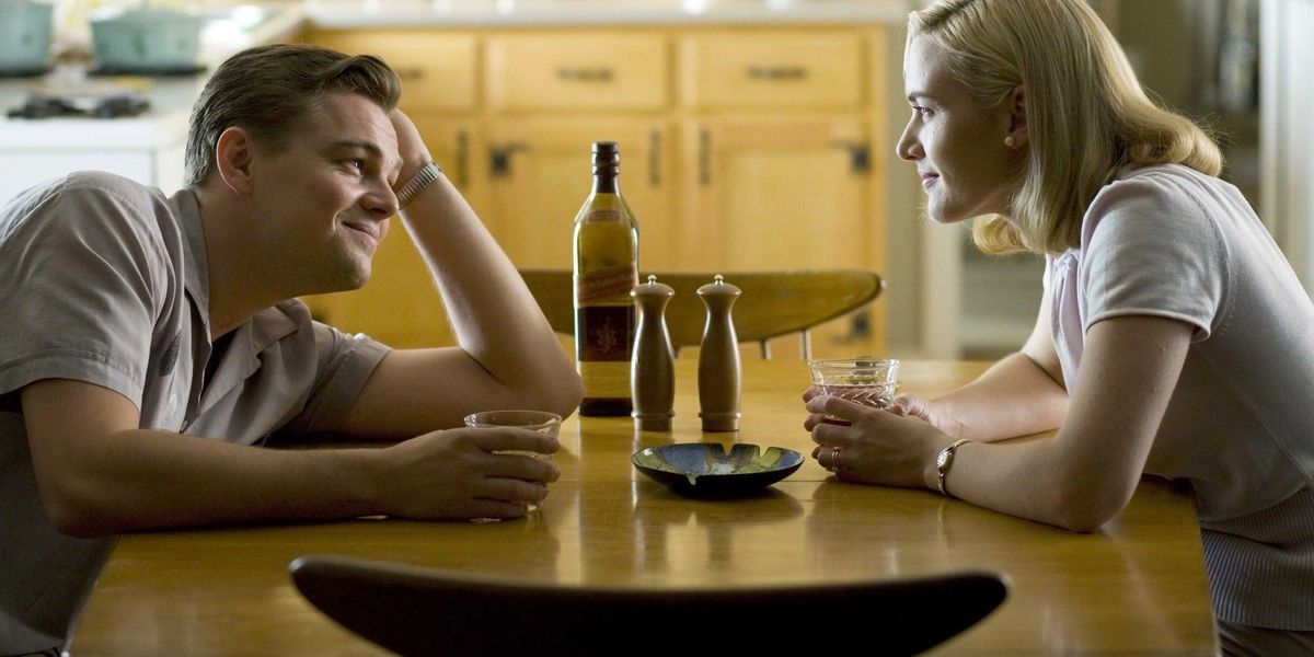 Leonardo DiCaprio and Kate Winslet in Revolutionary Road.