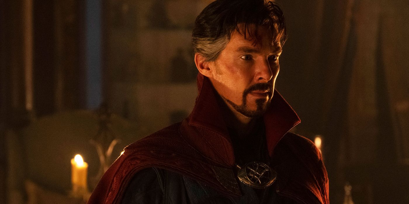 Doctor Strange in the Multiverse of Madness surrounded by candles