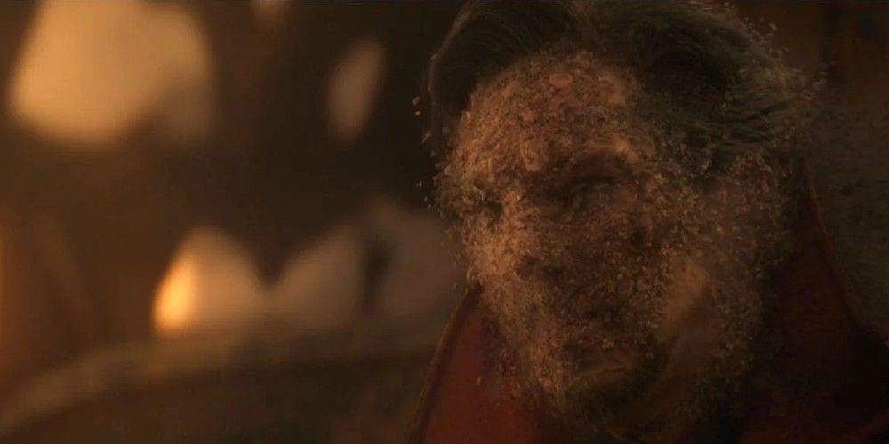 Doctor Strange turns to dust