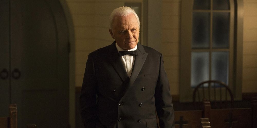 Dr. Robert Ford shortly before his death in Westworld.