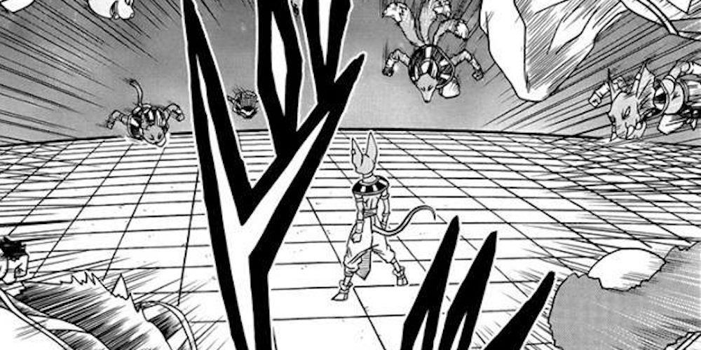 Manga Dragon Ball Beerus God Of Destruction Fight