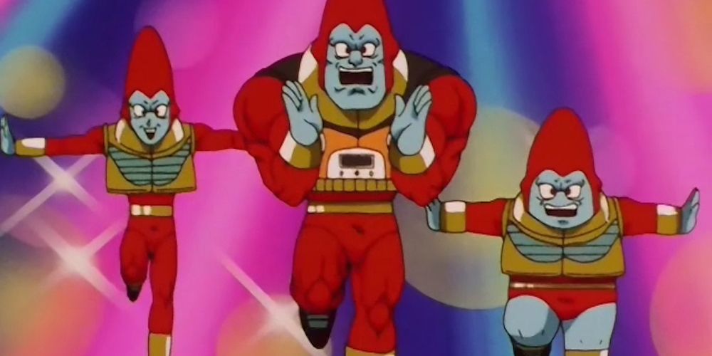 Para Para Brothers engage in dance together in Dragon Ball GT.