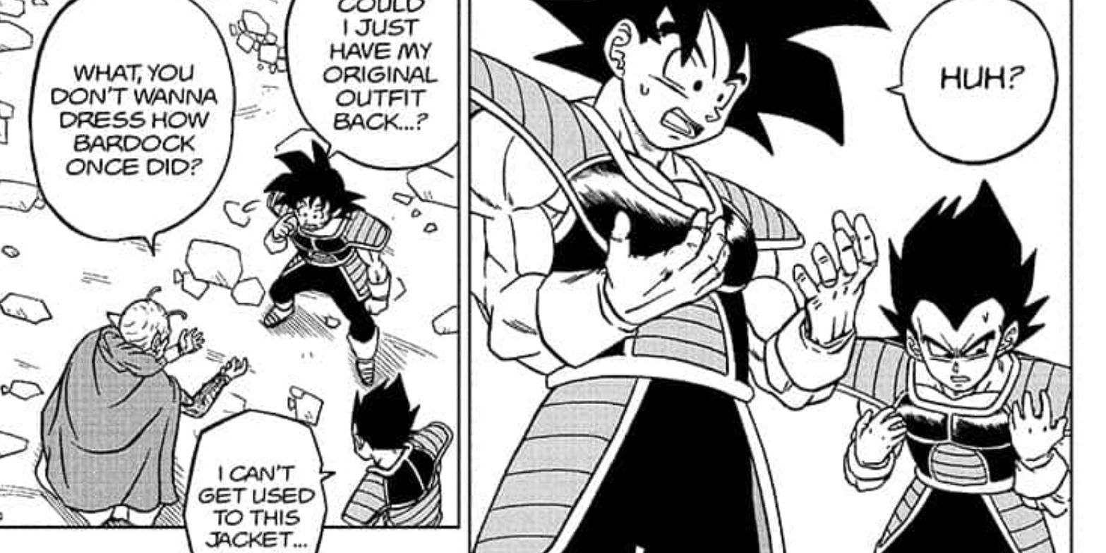 Manga Dragon Ball Super Goku Vegeta Saiyan Armor