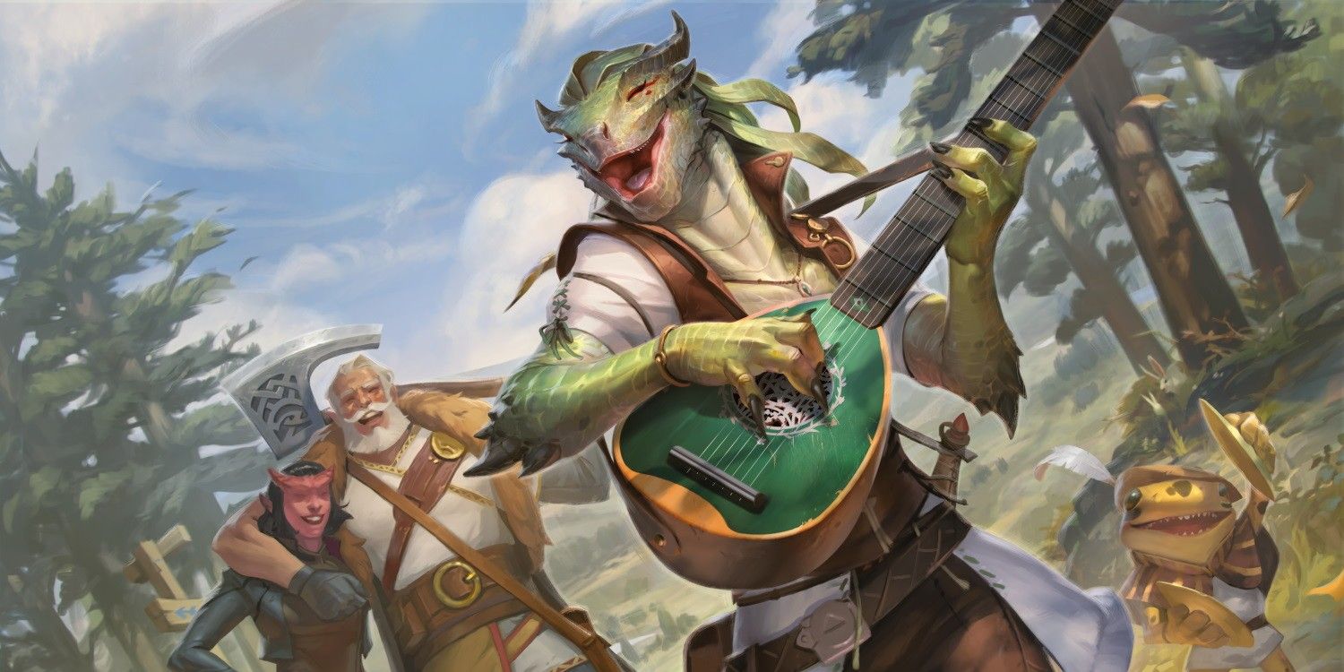 Dragonborn bard in DnD's Monsters of the Multiverse