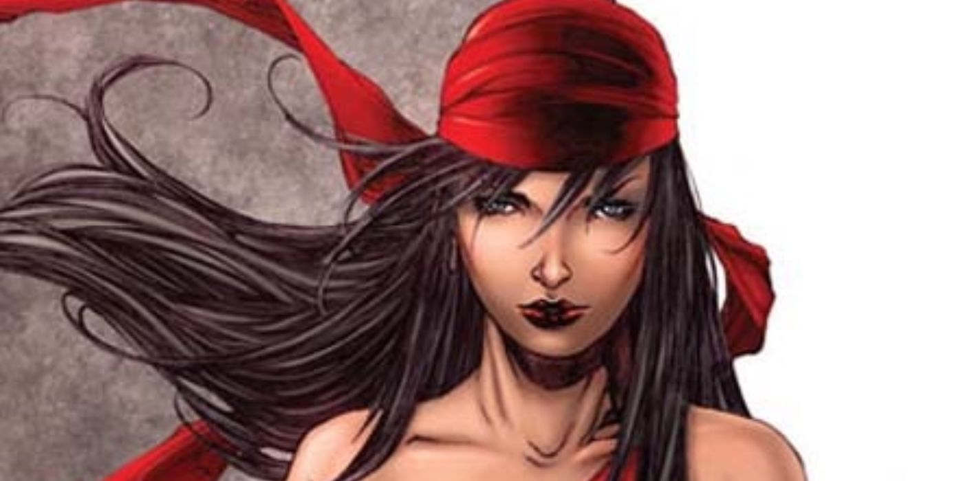 Head Shot Of Elektra from Marvel Comics