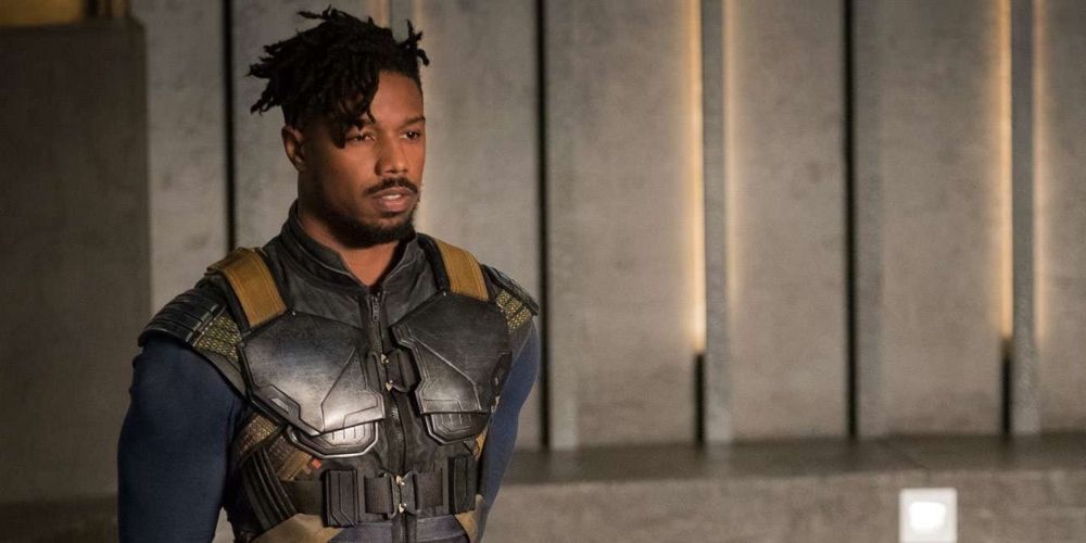 Erik Killmonger arrives in Wakanda Black Panther