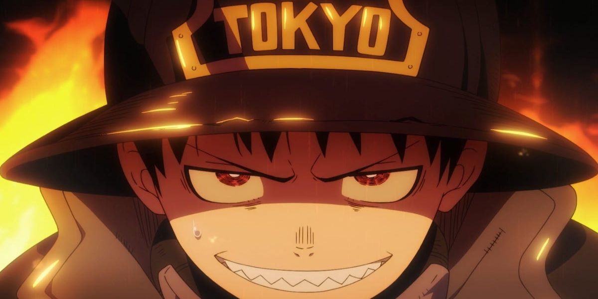 Fire Force - Shinra Kusakabe smiling