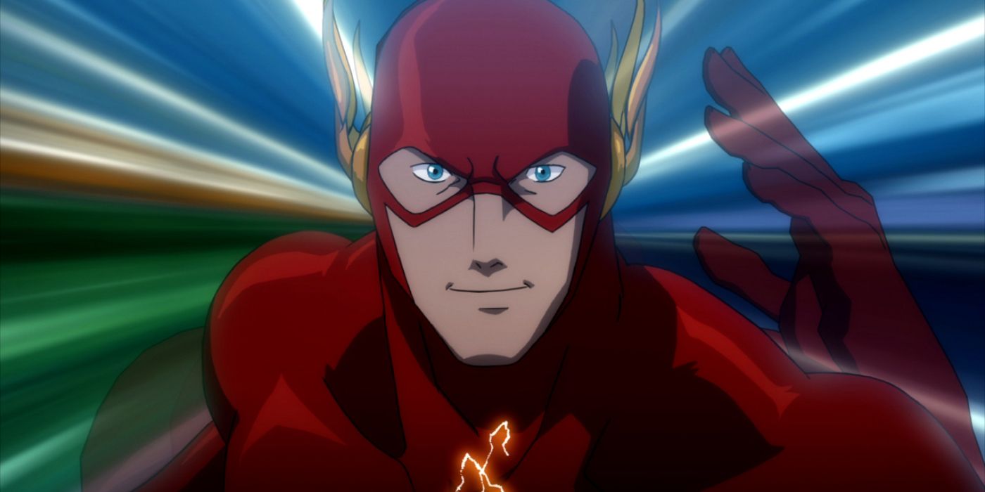 Flash running from Justice League: Flashpoint Paradox