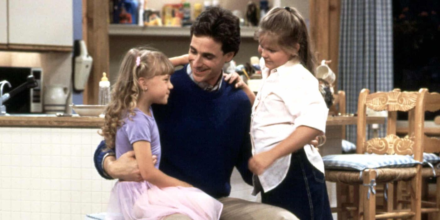 Full House cast member Danny Tanner with his daughters