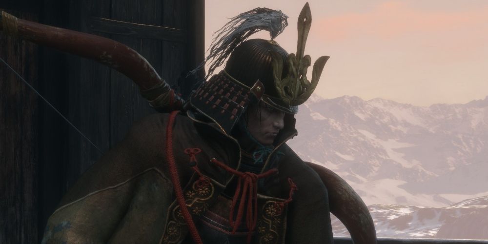 Genichiro Ashina chefe do Castelo de Ashina em Sekiro Shadows Die Twice