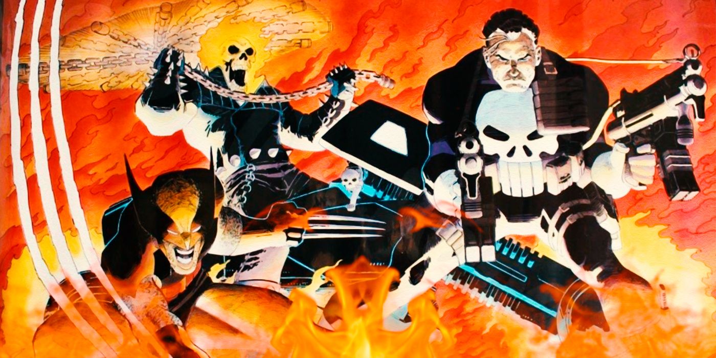 Wolverine, Punisher, and Ghost Rider Created the Ultimate Team-Up to Defeat the Prince Of Hell