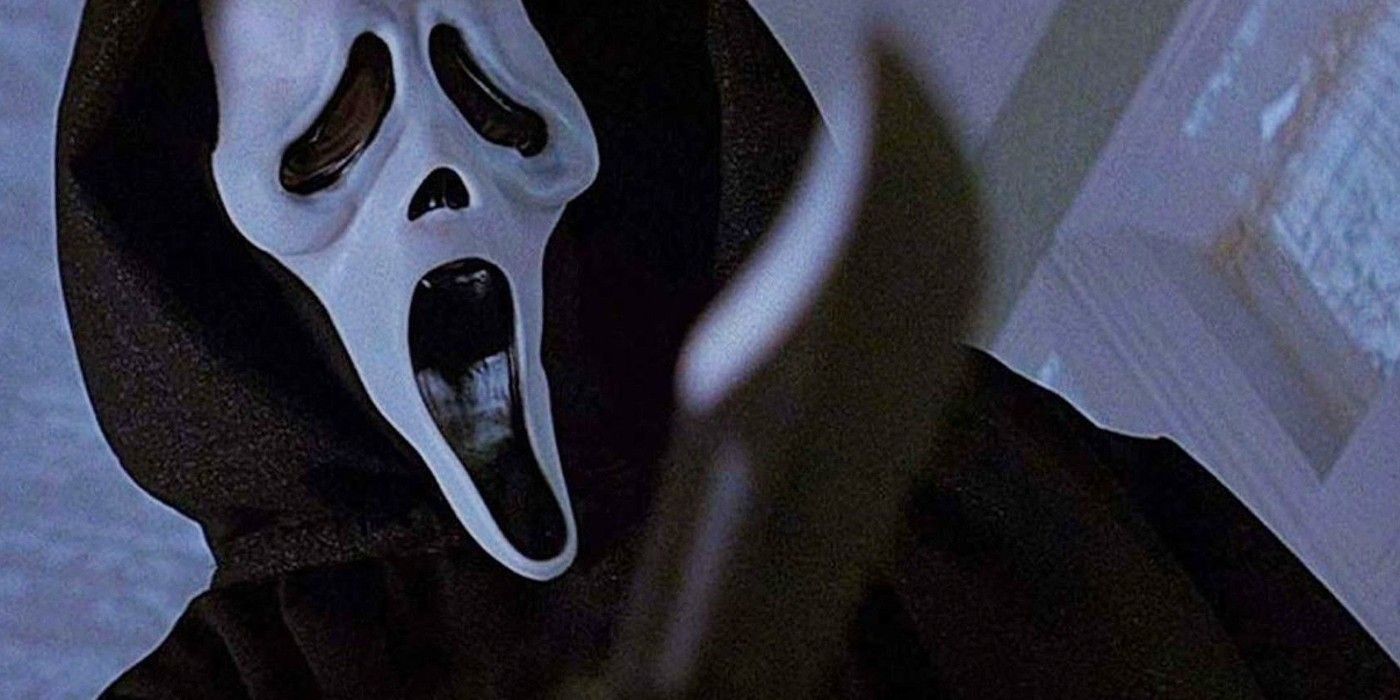 Ghostface Corners His Victim In Scream