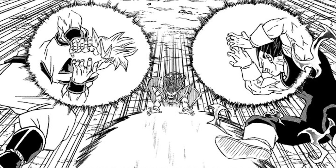 Goku & Vegeta vs Gas in the Dragon Ball Super manga