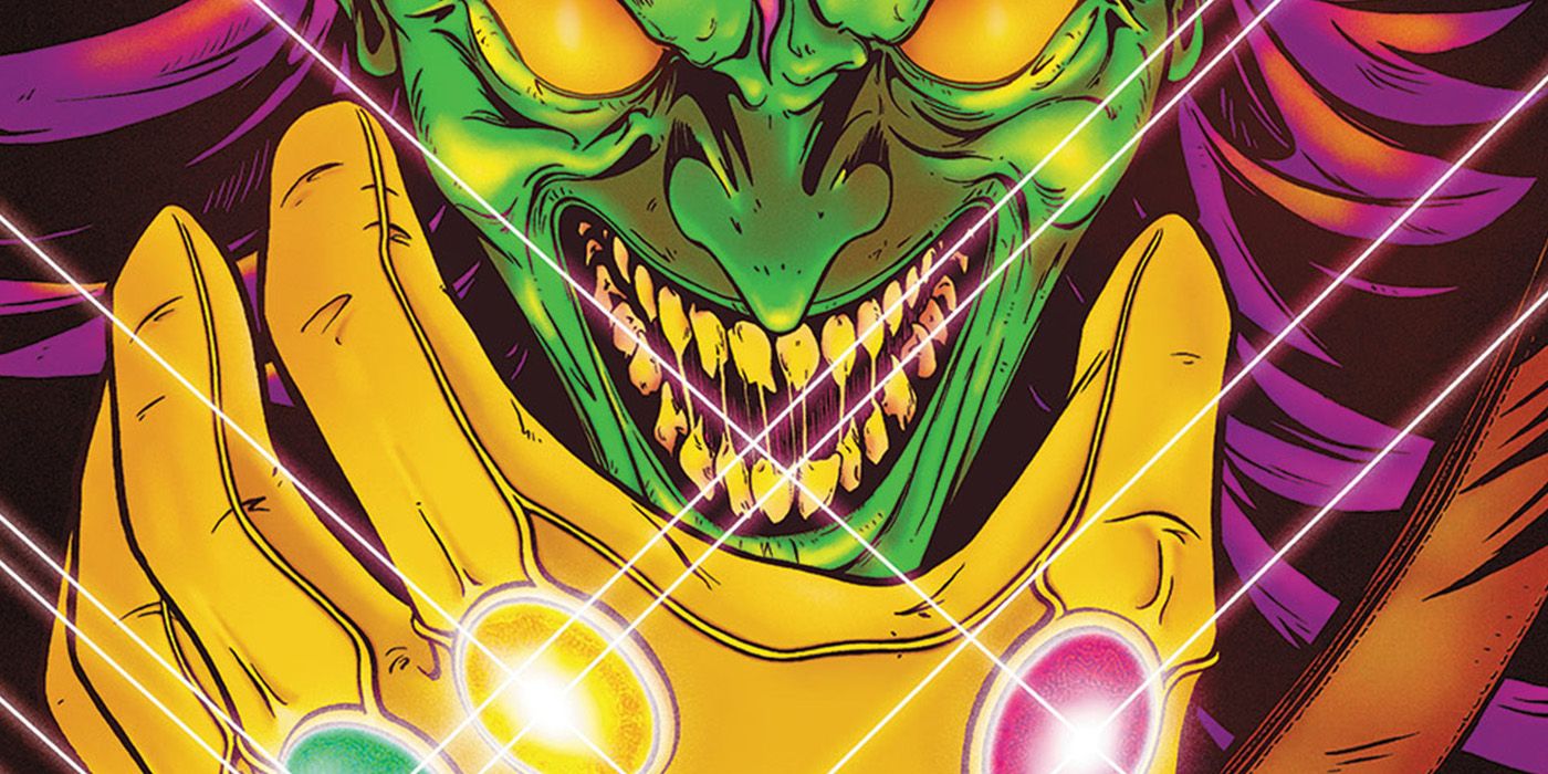 Green Goblin wields the Infinity Gauntlet in What If?