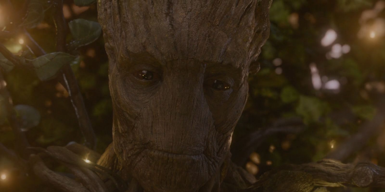 Groot Protects Guardians On Crashing Dark Aster