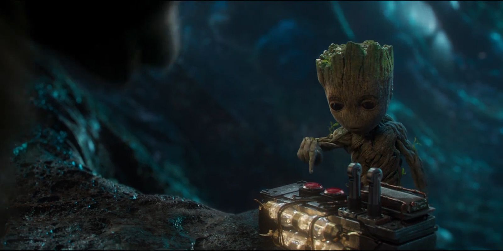 Groot Pushes The Wrong Button At Ego's Core