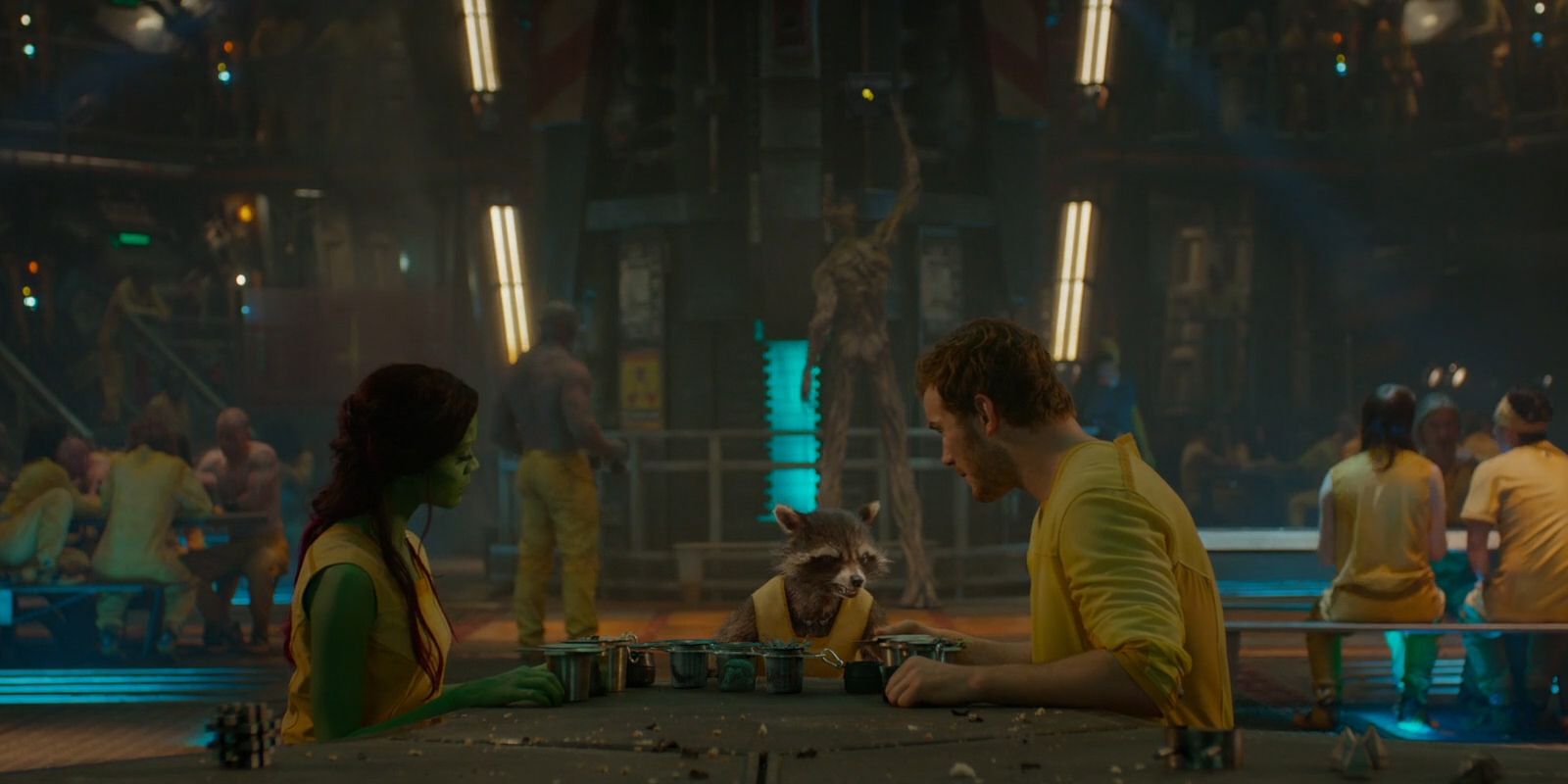 Groot removes the emergency lockdown in the Kyln - MCU Guardian's of the Galaxy