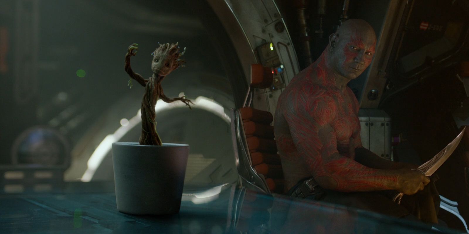 Groot Tricks Drax After He's Replanted