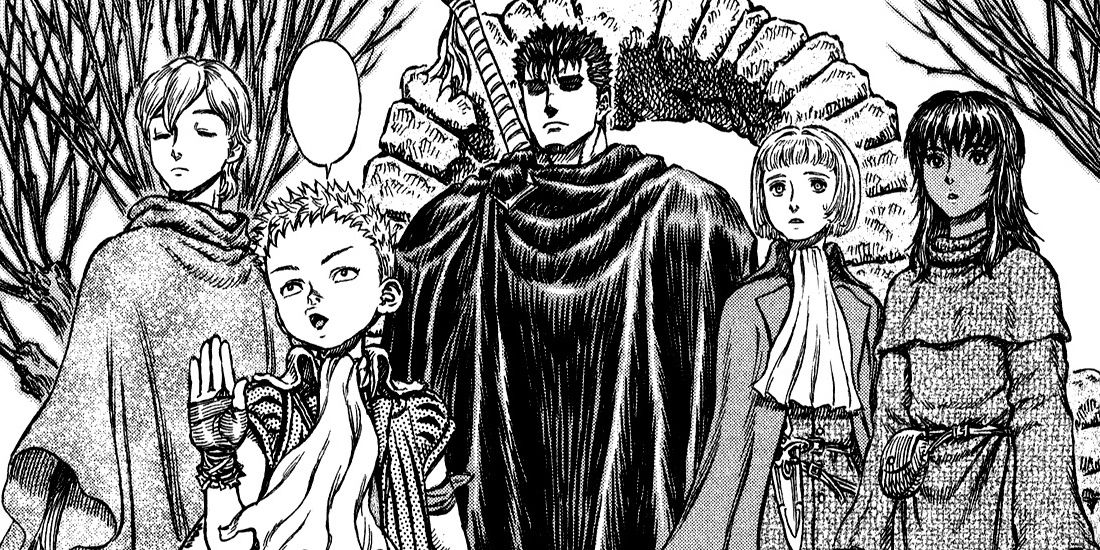 Rereading Berserk, the foreshadowing on this page is just