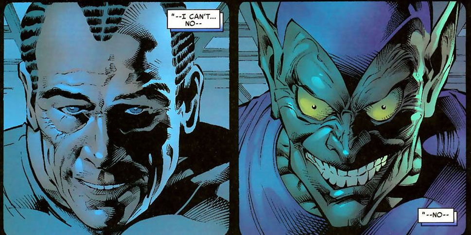 Green Goblin and Norman Osborn in Sins Past