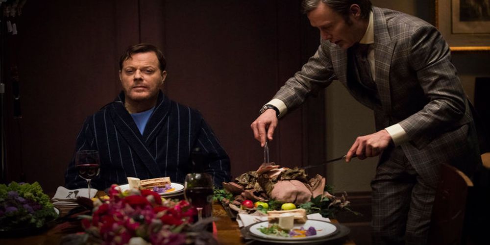 Hannibal serving his meal  