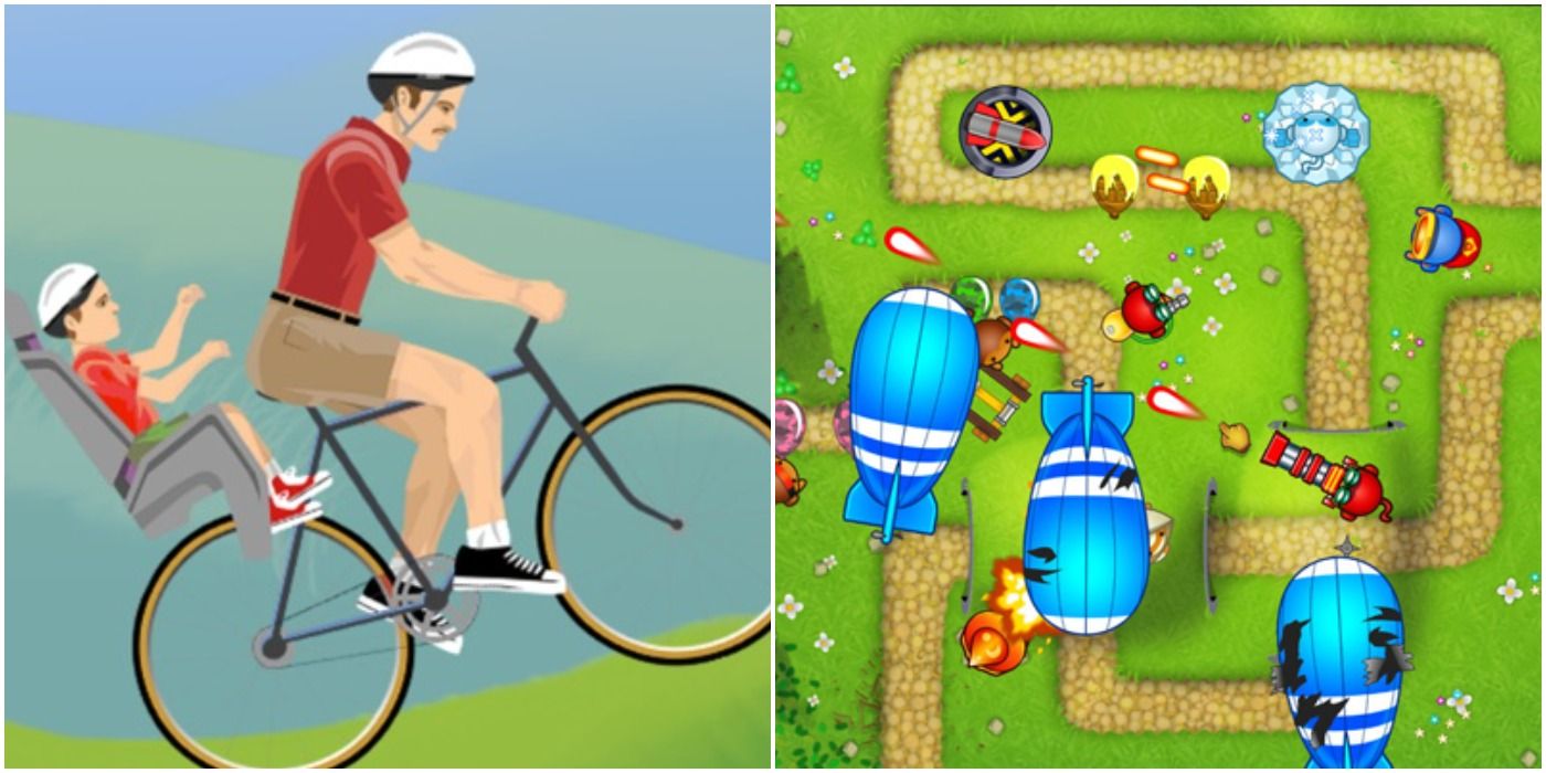 Happy Wheels And Bloons TD Featured