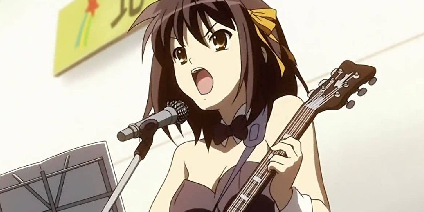 Haruhi Performs God Knows In The Melancholy Of Haruhi Suzumiya