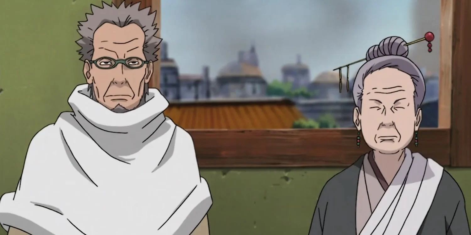 Konoha's Council Of Elders Homura and Koharu, Naruto Shippuden