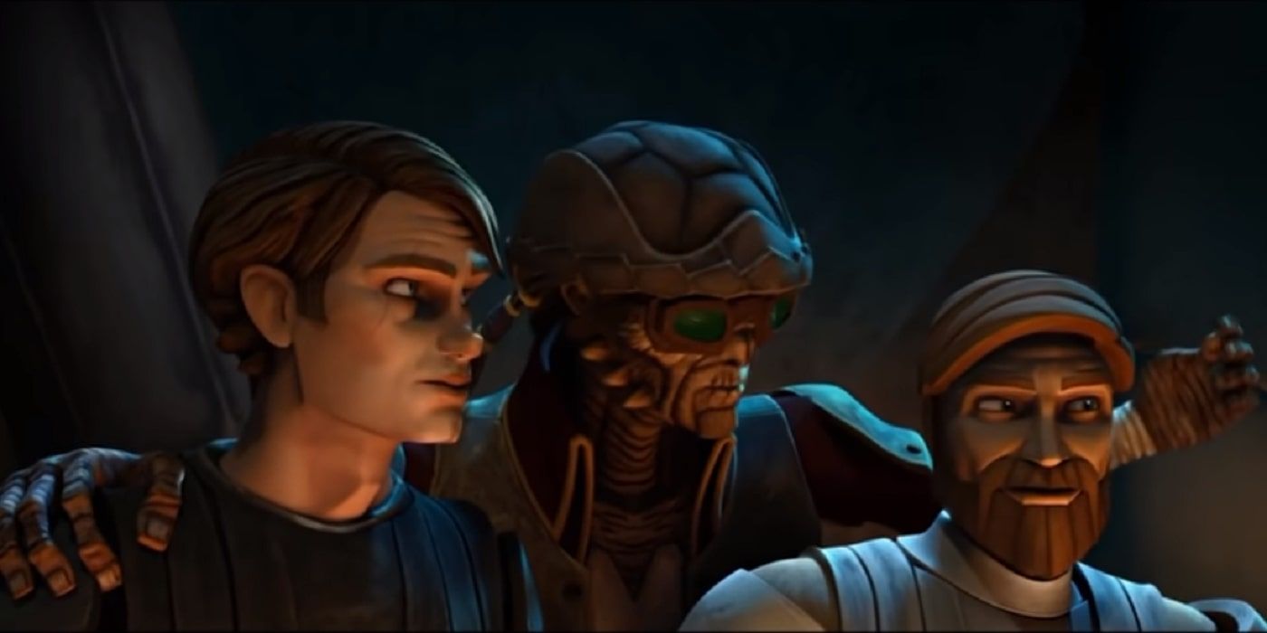Hondo Ohnaka Attempting to Persuade Anakin and Obi-Wan, The Clone Wars