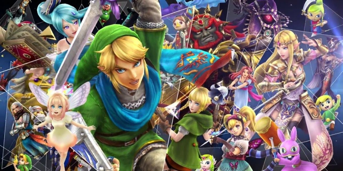 Collage of characters from The Legend of Zelda in Hyrule Warriors: Definitive Edition.