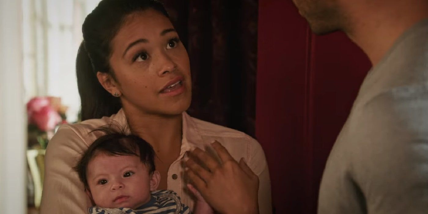 Jane and Mateo having a discussion with Rafael, Jane the virgin