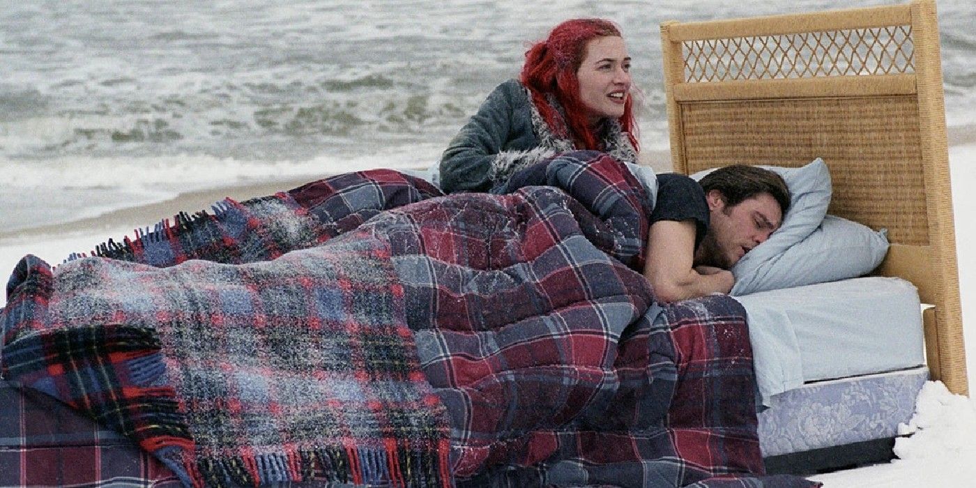 Joel and Clementine wake up on the beach in Eternal Sunshine Of The Spotless Mind.