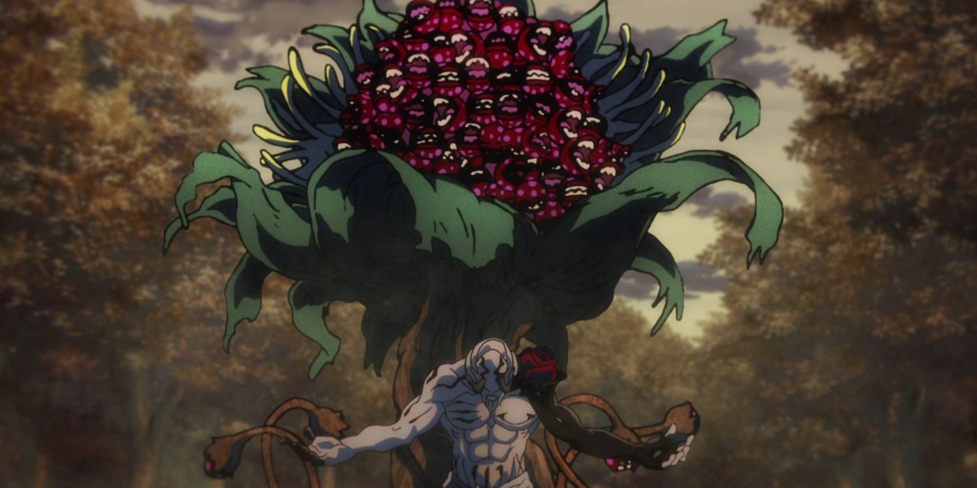 Hanami triggers his plant manipulation technique in Jujutsu Kaisen
