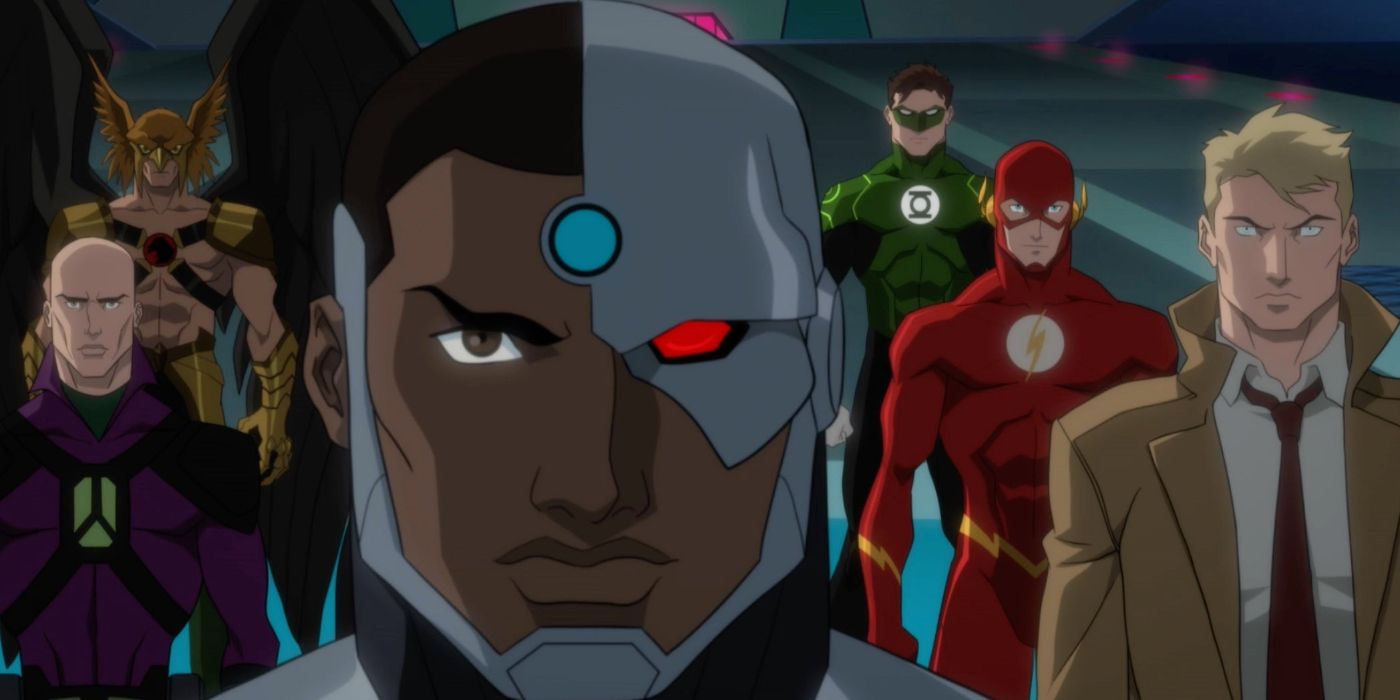 The heroes of Justice League: Apokolips War