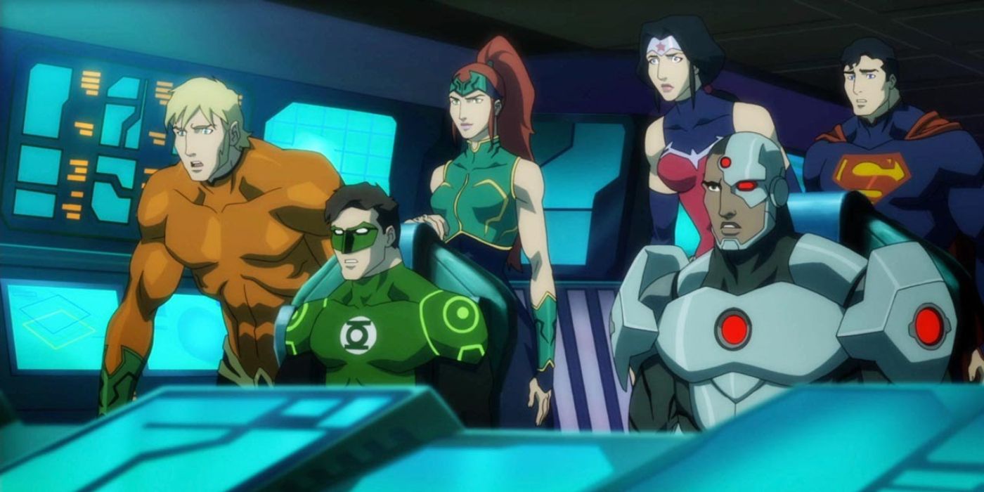 Scene from Justice League: Throne of Atlantis