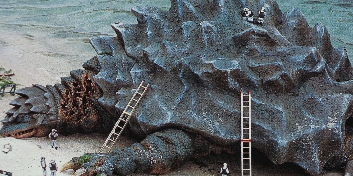 A Kamoebas on a beach from Godzilla: Tokyo S.O.S