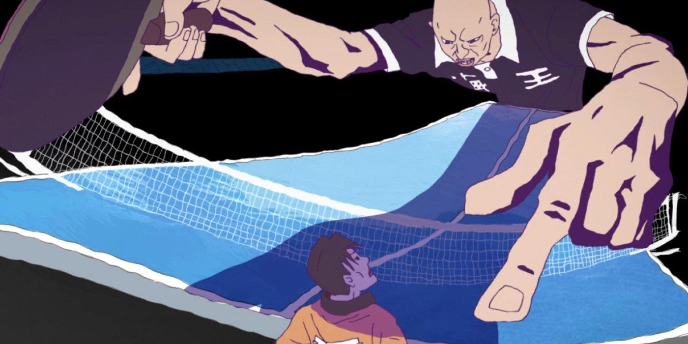 Kazama plays Kong Wenge in Ping Pong the Animation