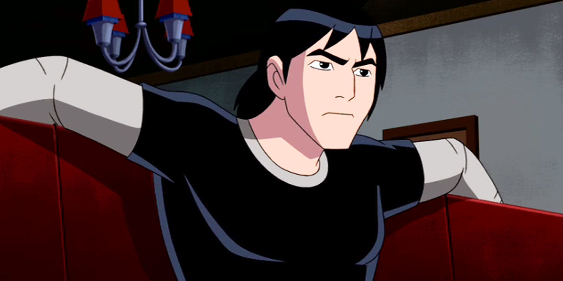 Kevin Levin sitting on a couch in Ben 10 Alien Force