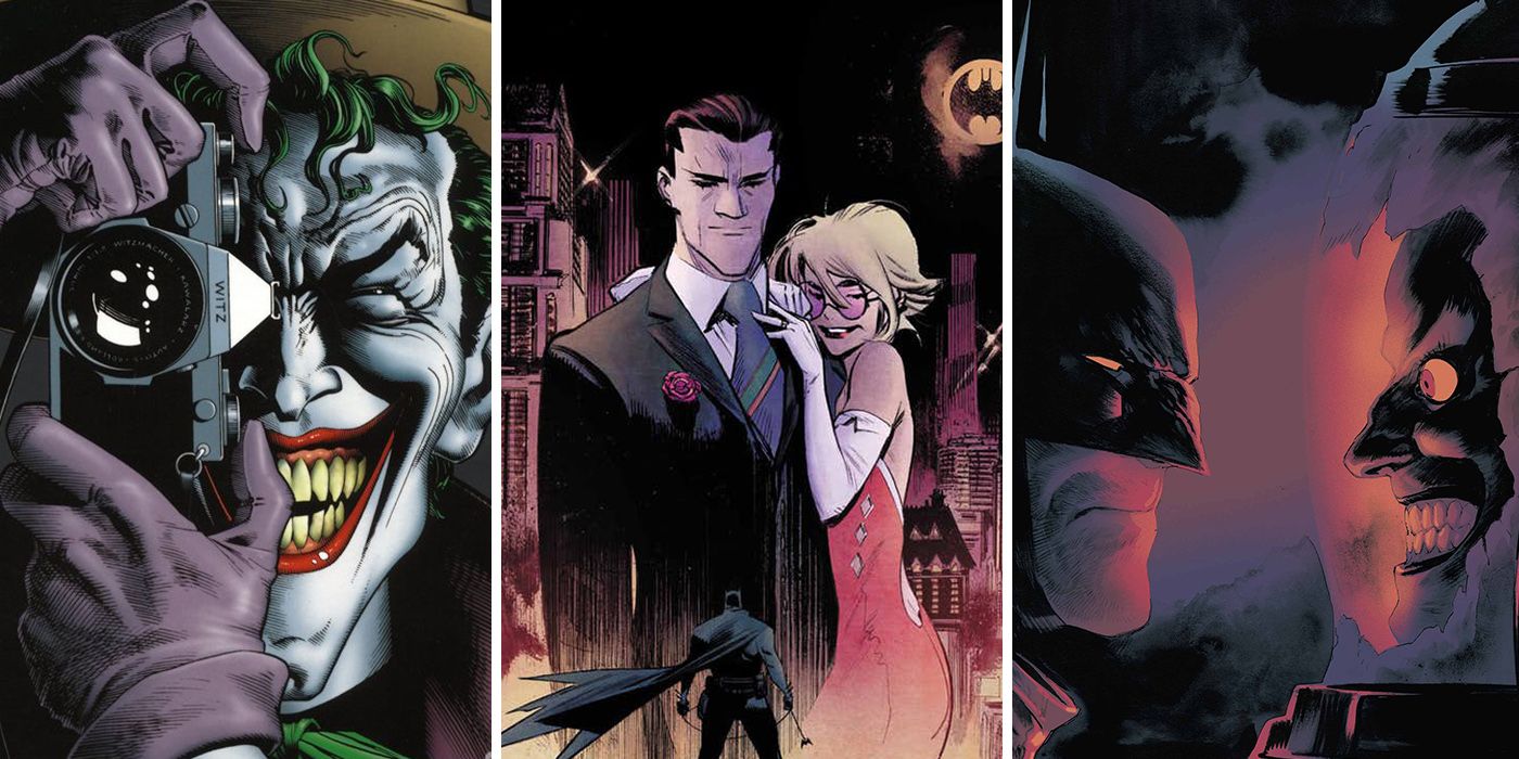 Various comic book versions of the Joker - DC Comics