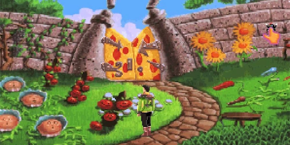 An image of Fairytale Land in Kings Quest VI.