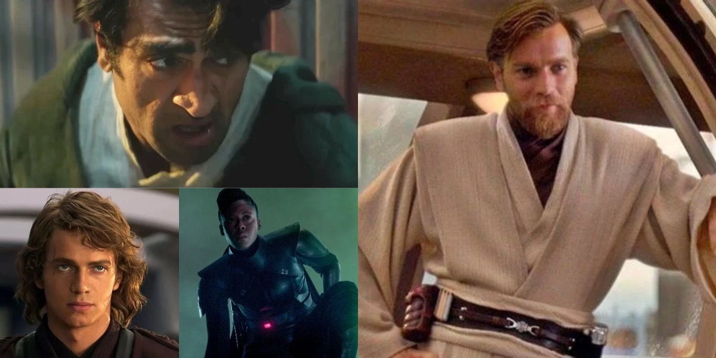 Kumail Nanjiani, Moses Ingram, Hayden Christensen and Ewan McGregor on Obi-Wan Kenobi