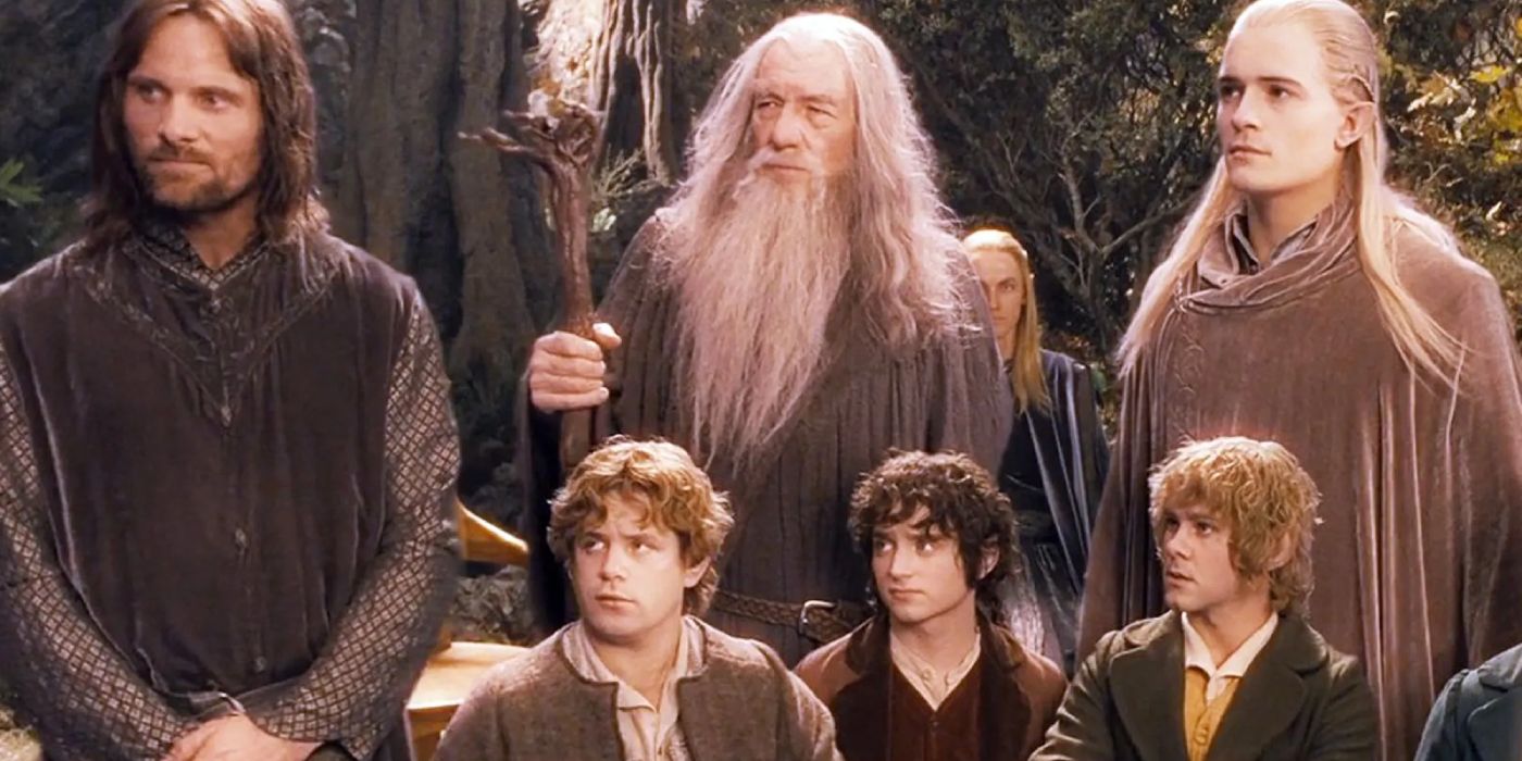 The Fellowship of The Ring, gathered together in LOTR